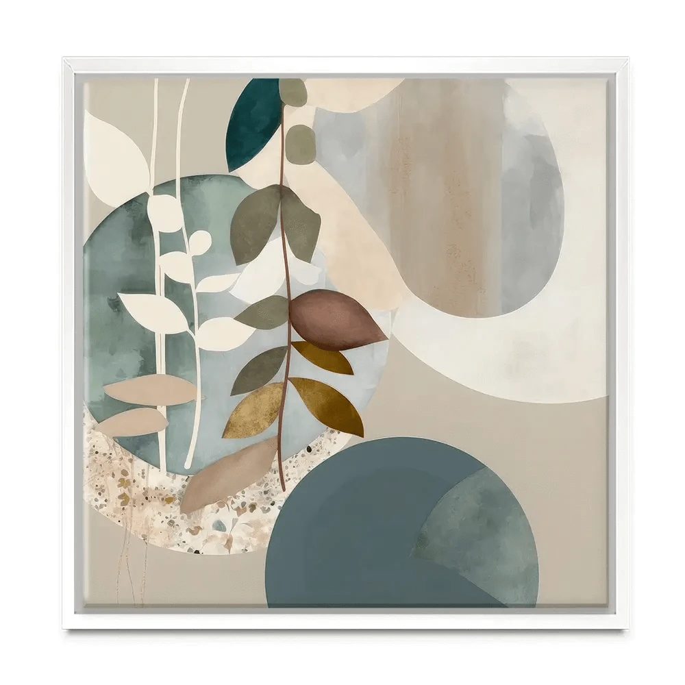 Sage Mod Mirage Square Canvas Print Sage Mod Mirage Square Canvas Print wall art product Isabella Karolewicz