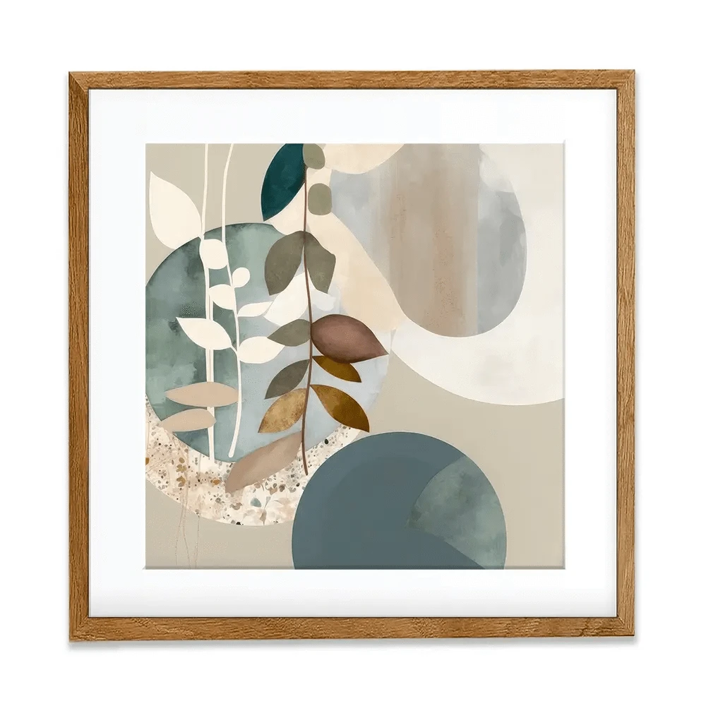 Sage Mod Mirage Square Framed Art Print Sage Mod Mirage Square Framed Art Print wall art product Isabella Karolewicz