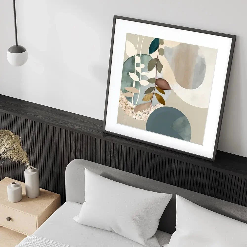 Sage Mod Mirage Square Framed Art Print Sage Mod Mirage Square Framed Art Print wall art product Isabella Karolewicz