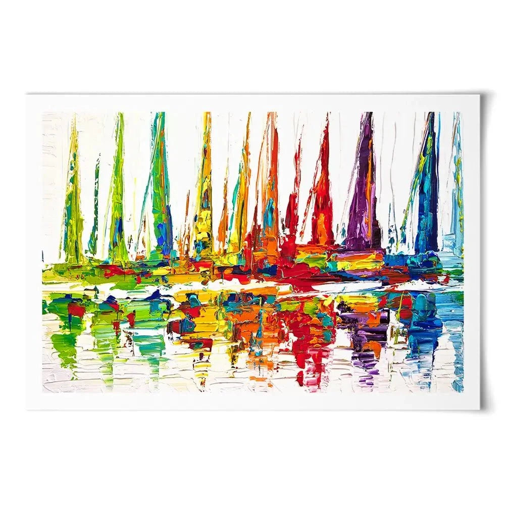 Sail With Me Art Print Sail With Me Art Print wall art product Osnat Tzadok