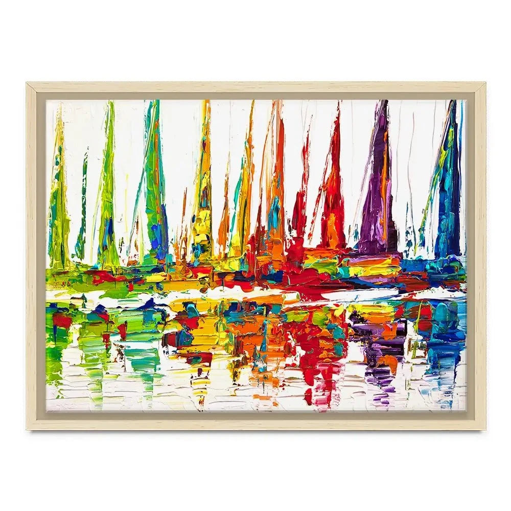 Sail With Me Canvas Print Sail With Me Canvas Print wall art product Osnat Tzadok