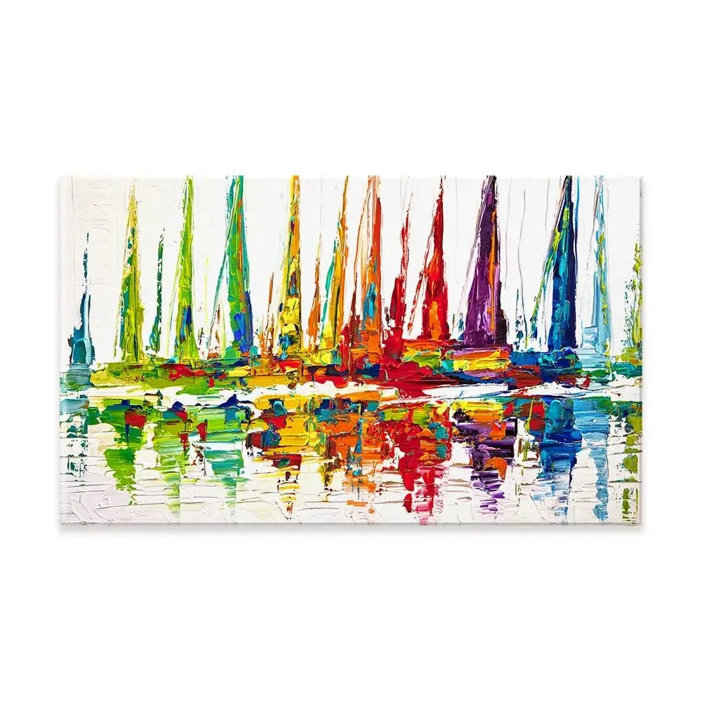 Sail With Me Canvas Print Sail With Me Canvas Print wall art product Osnat Tzadok