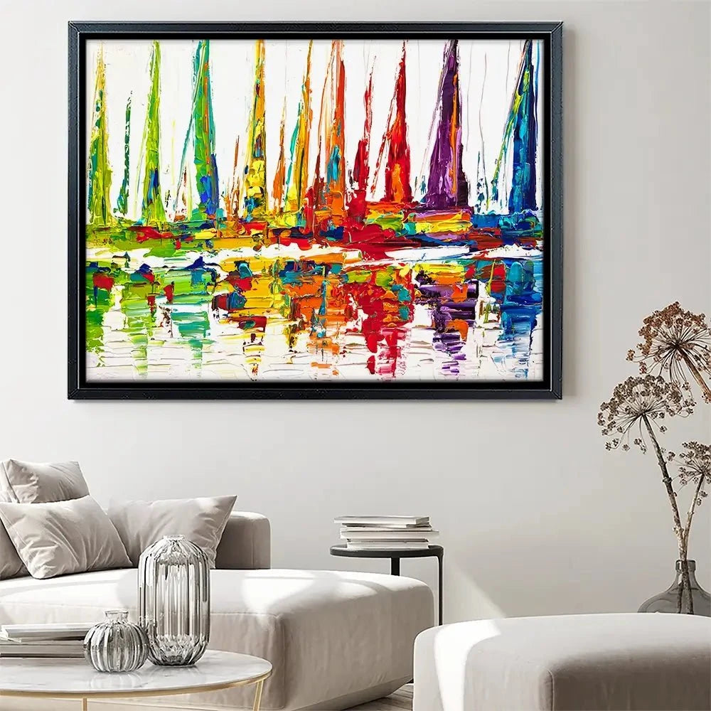Sail With Me Canvas Print Sail With Me Canvas Print wall art product Osnat Tzadok