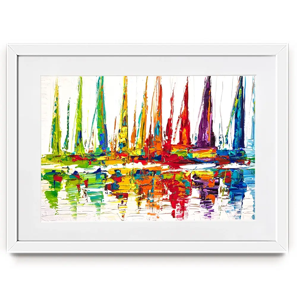 Sail With Me Framed Art Print Sail With Me Framed Art Print wall art product Osnat Tzadok