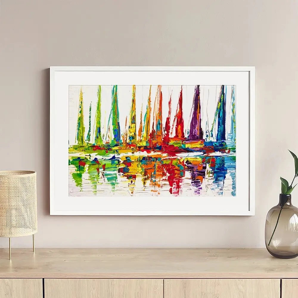 Sail With Me Framed Art Print Sail With Me Framed Art Print wall art product Osnat Tzadok
