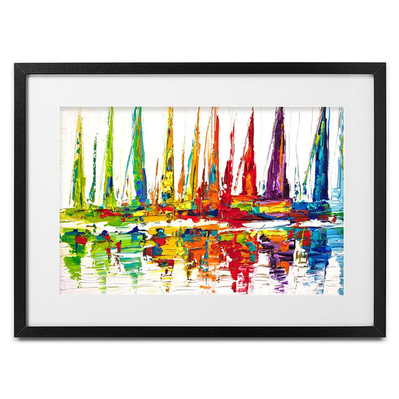 Sail With Me Framed Art Print wall art product Osnat Tzadok