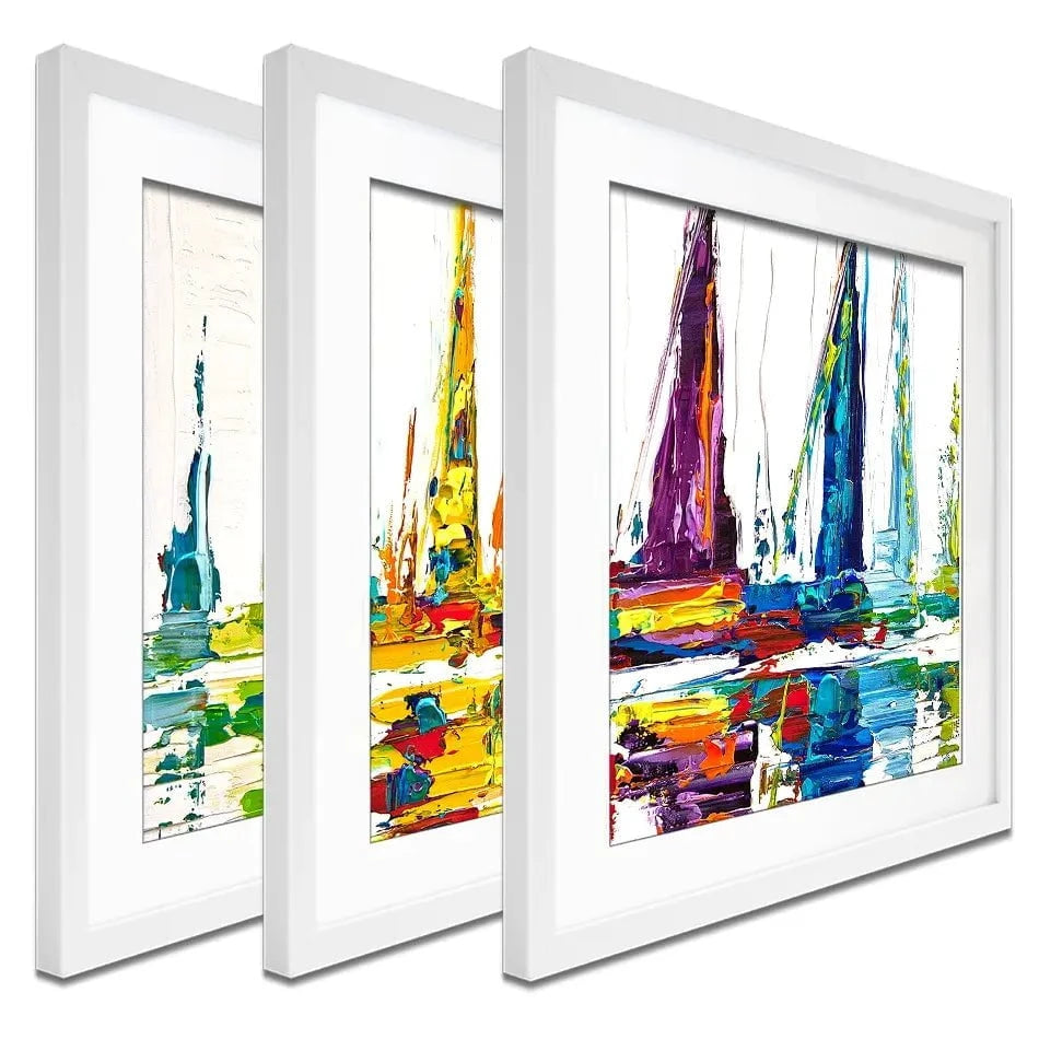Sail With Me Framed Art Print Trio Sail With Me Framed Art Print Trio wall art product Osnat Tzadok