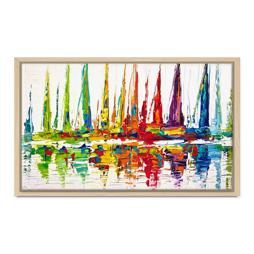 Sail With Me Oversized Canvas Print Sail With Me Oversized Canvas Print wall art product Osnat Tzadok