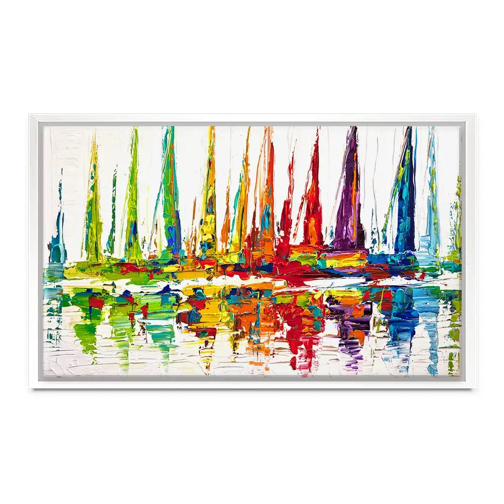 Sail With Me Oversized Canvas Print Sail With Me Oversized Canvas Print wall art product Osnat Tzadok
