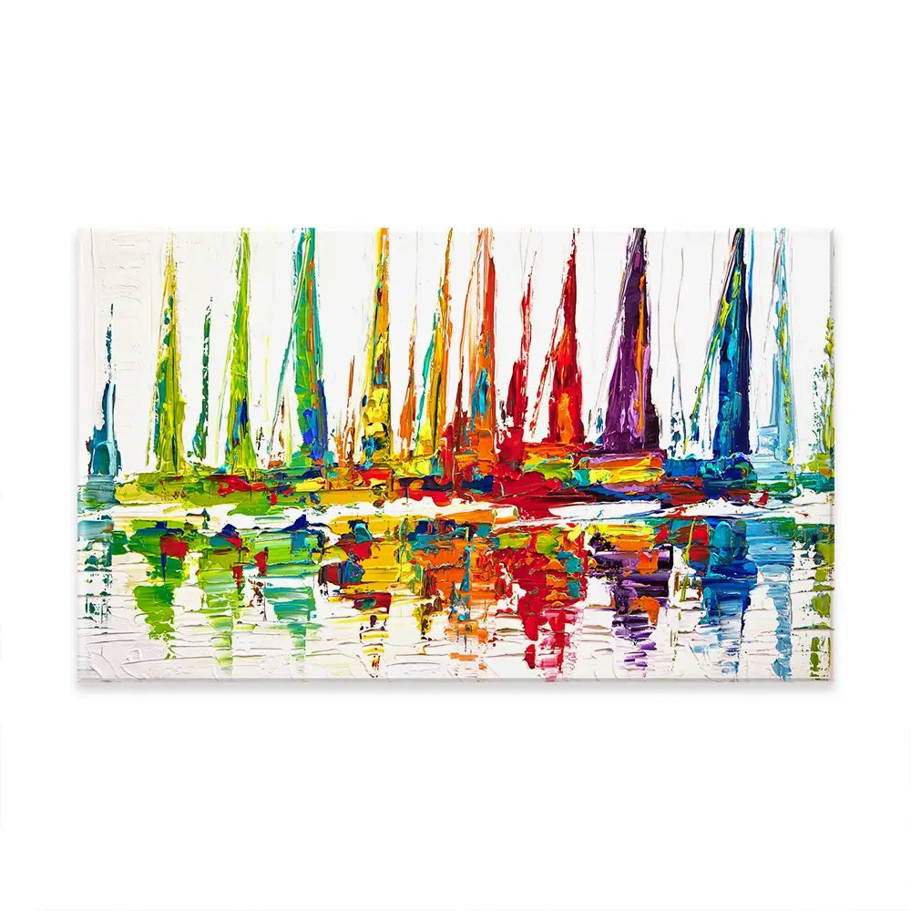 Sail With Me Oversized Canvas Print Sail With Me Oversized Canvas Print wall art product Osnat Tzadok
