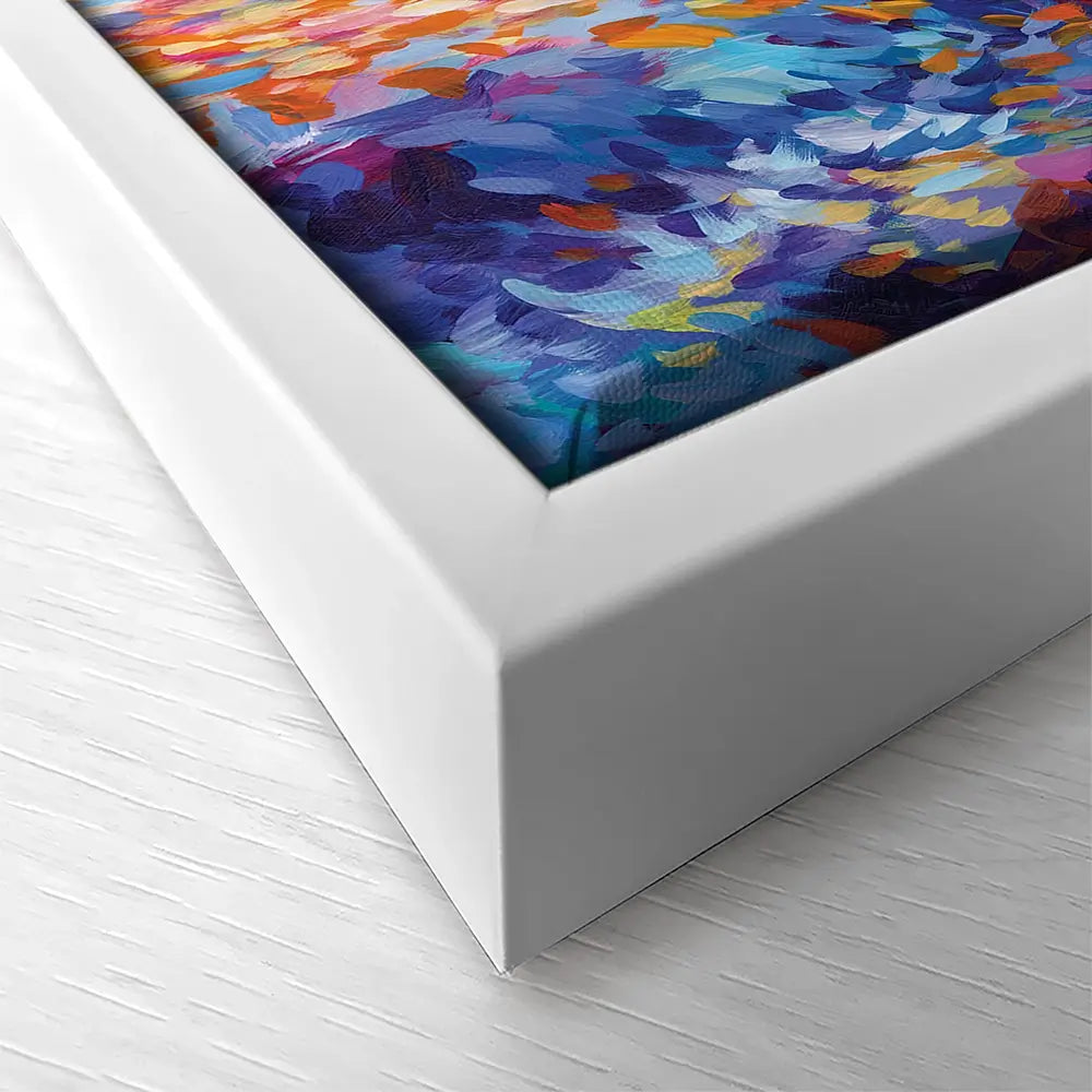 Sailboat Sunset Square Canvas Print Sailboat Sunset Square Canvas Print wall art product Leon Devenice