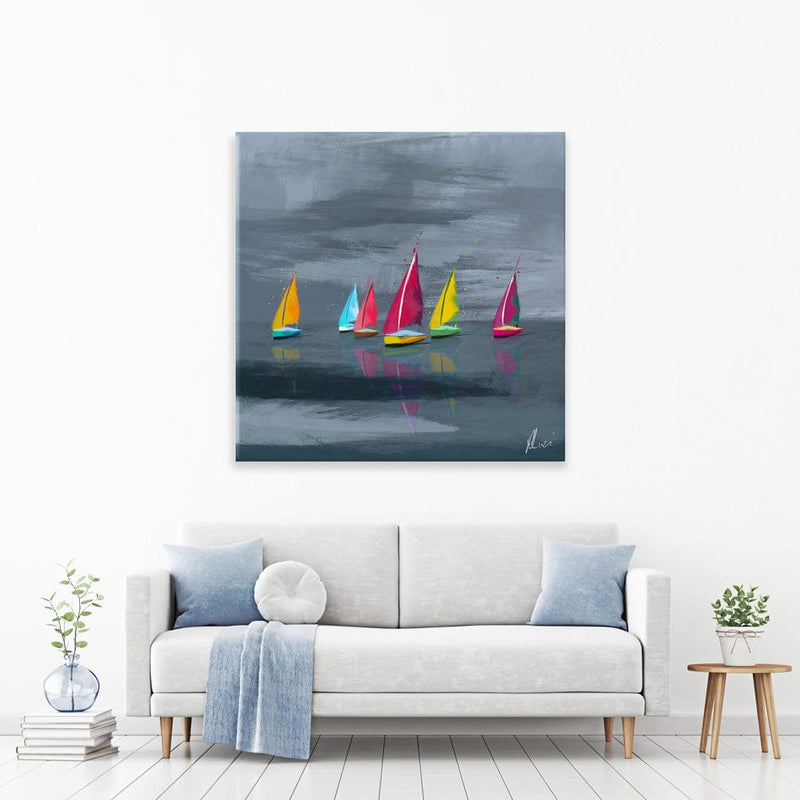 Sailing Canvas Print wall art product Aimee Linzi