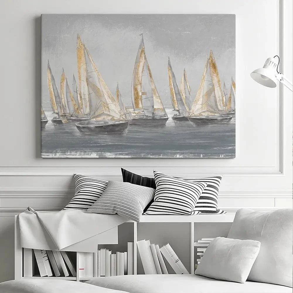 Sailing Horizon Canvas Print Sailing Horizon Canvas Print wall art product Studio W