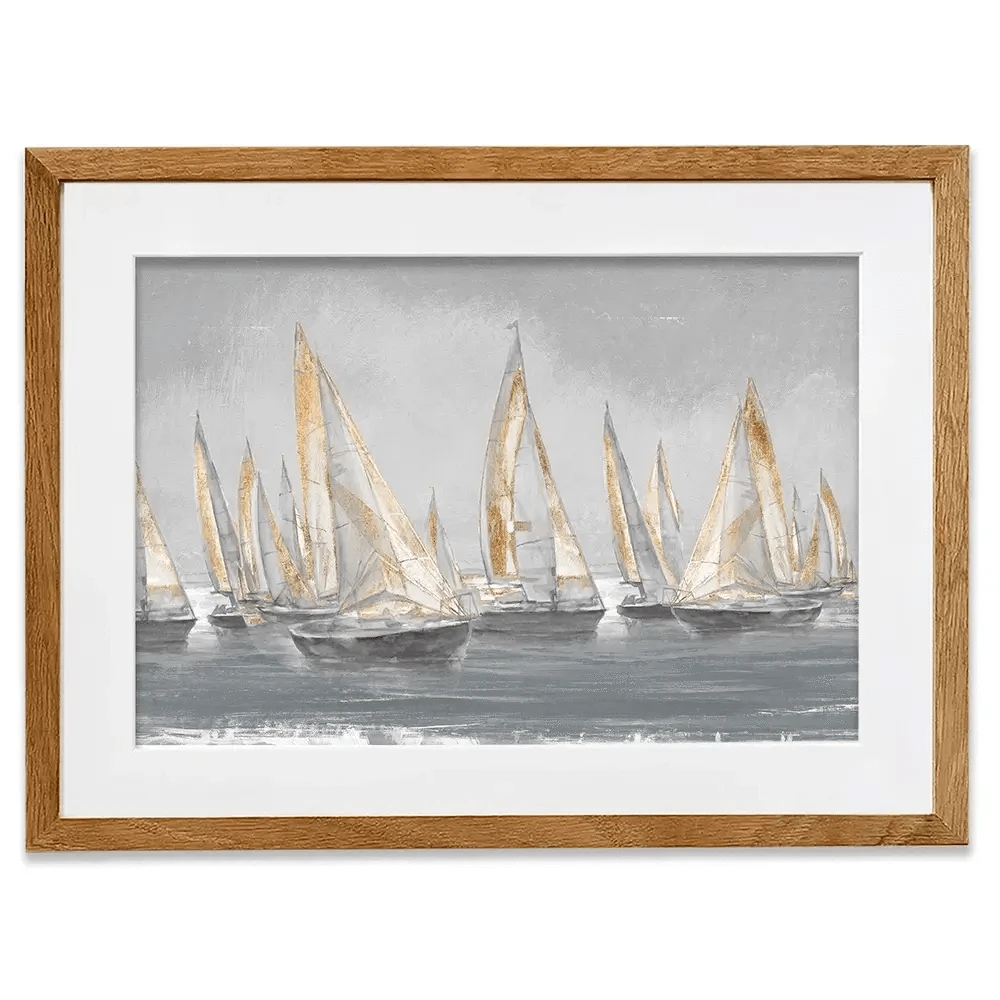 Sailing Horizon Framed Art Print Sailing Horizon Framed Art Print wall art product Studio W