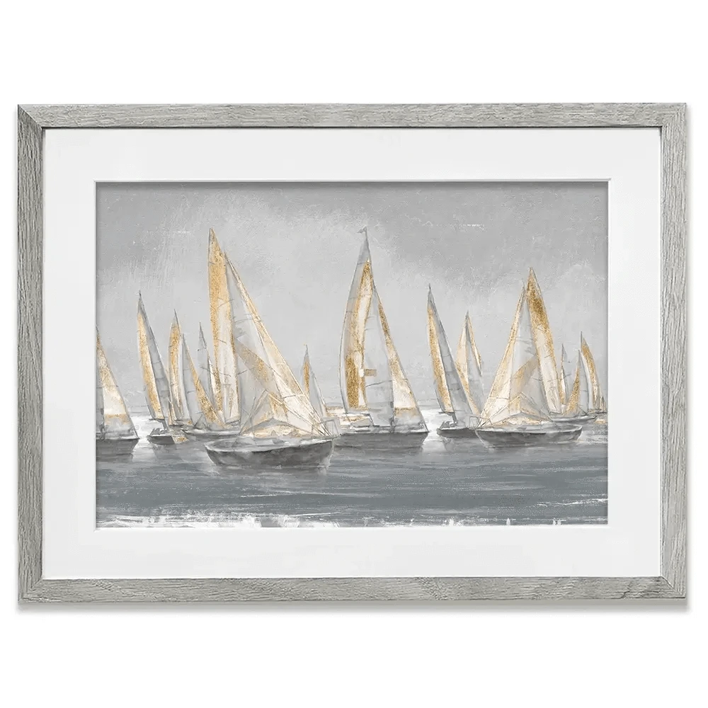 Sailing Horizon Framed Art Print Sailing Horizon Framed Art Print wall art product Studio W