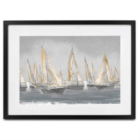 Sailing Horizon Framed Art Print Sailing Horizon Framed Art Print wall art product Studio W