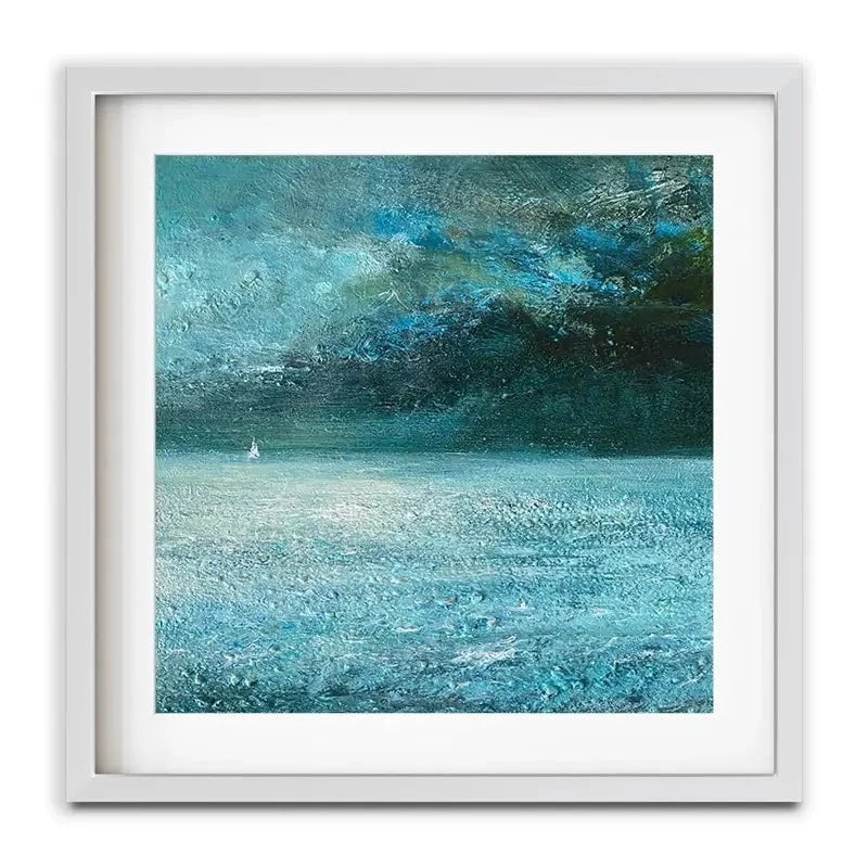 Sailing Into Darkness Framed Art Print Sailing Into Darkness Framed Art Print wall art product Craig Askew