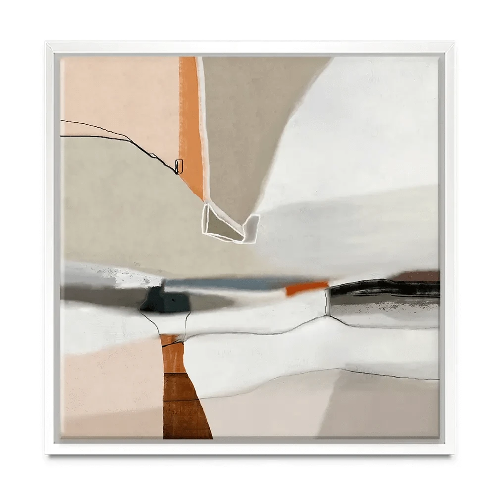 Sailing Solo Square Canvas Print Sailing Solo Square Canvas Print wall art product Roberto Moro