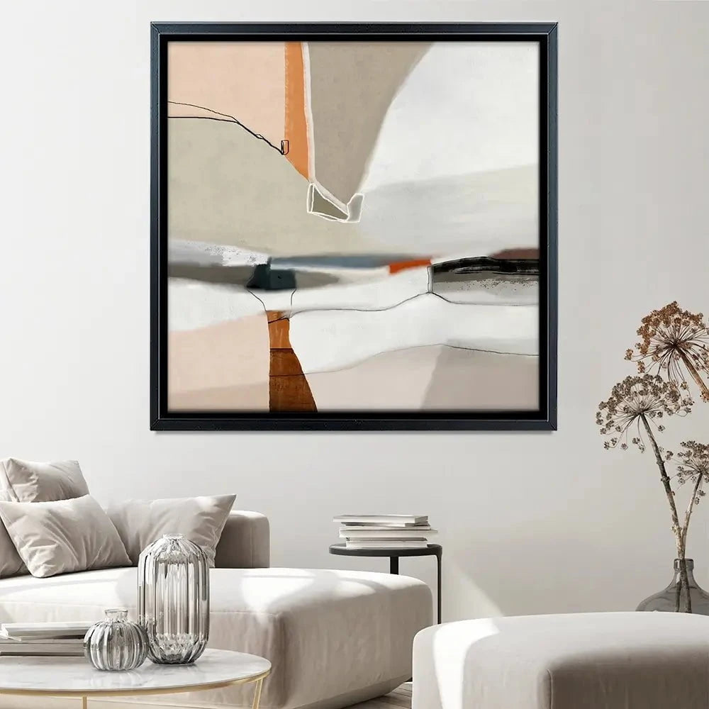 Sailing Solo Square Canvas Print Sailing Solo Square Canvas Print wall art product Roberto Moro