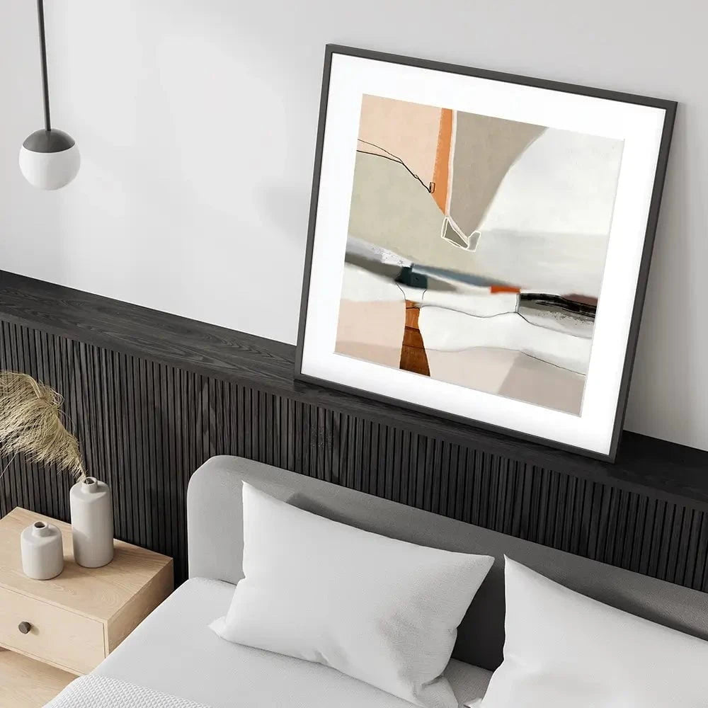 Sailing Solo Square Framed Art Print Sailing Solo Square Framed Art Print wall art product Roberto Moro