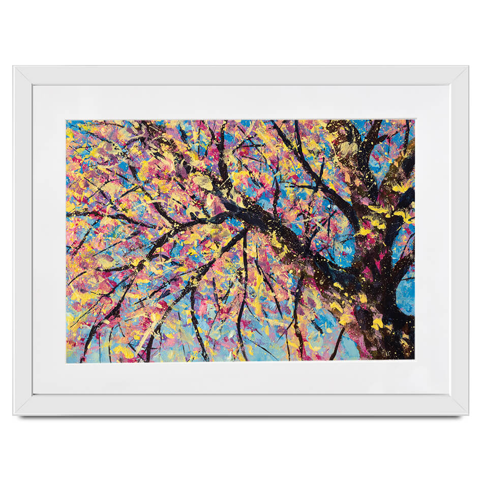 Sakura In Bloom Framed Art Print Sakura In Bloom Framed Art Print wall art product Valery Rybakow / Shutterstock