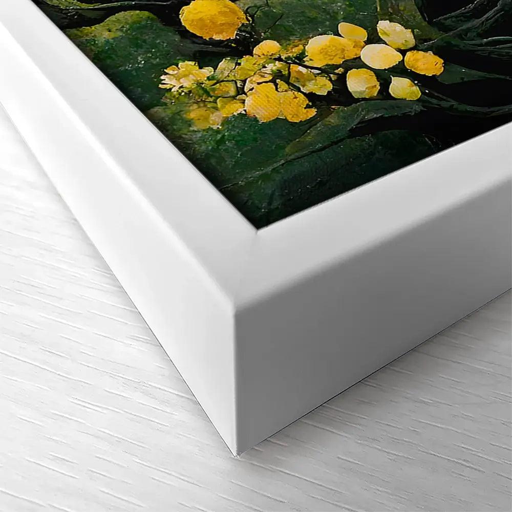 Sakura Tree In Yellow Oversized Canvas Print Sakura Tree In Yellow Oversized Canvas Print wall art product Treechild