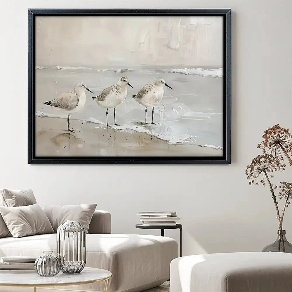 Sandpiper Beach Canvas Print Sandpiper Beach Canvas Print wall art product Arlington Prints - Independent