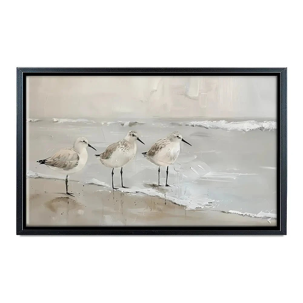 Sandpiper Beach Canvas Print Sandpiper Beach Canvas Print wall art product Arlington Prints - Independent