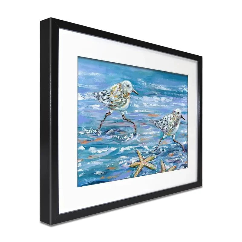 Sandpipers Framed Art Print Sandpipers Framed Art Print wall art product Estelle Grengs - Independent