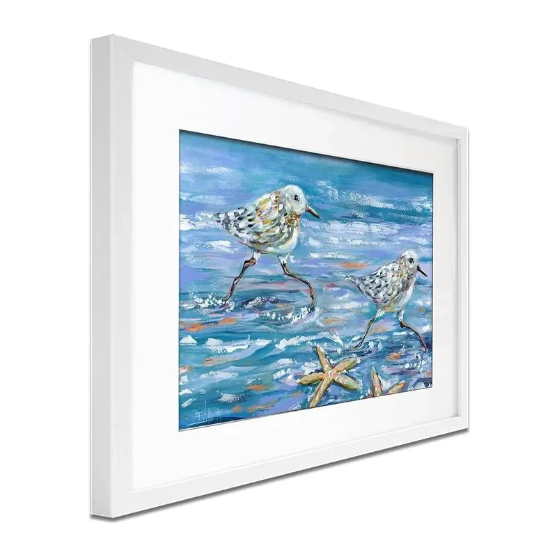 Sandpipers Framed Art Print Sandpipers Framed Art Print wall art product Estelle Grengs - Independent
