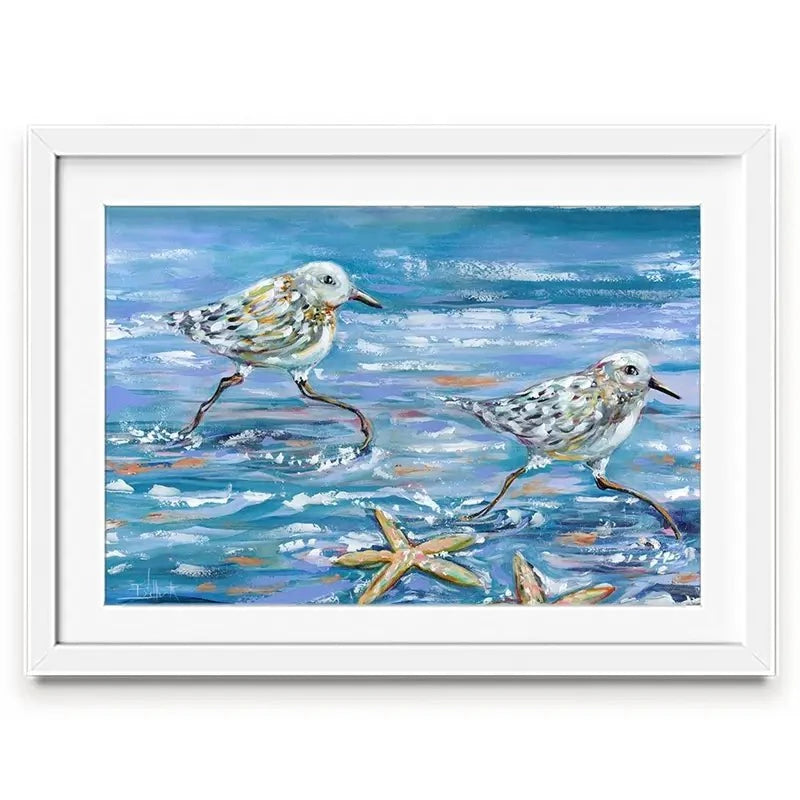 Sandpipers Framed Art Print Sandpipers Framed Art Print wall art product Estelle Grengs - Independent