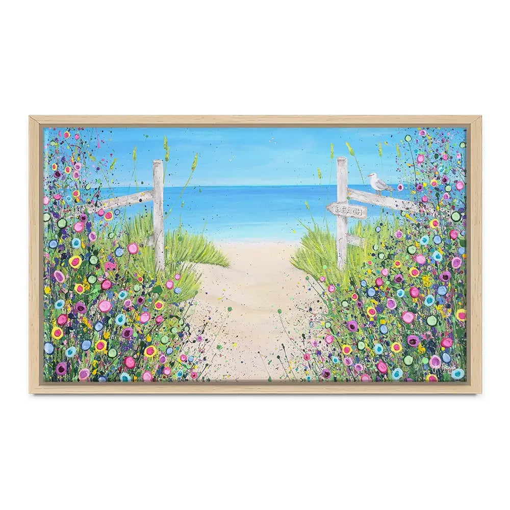 Sandy Toes And Salty Kisses Canvas Print Sandy Toes And Salty Kisses Canvas Print wall art product Jo Gough