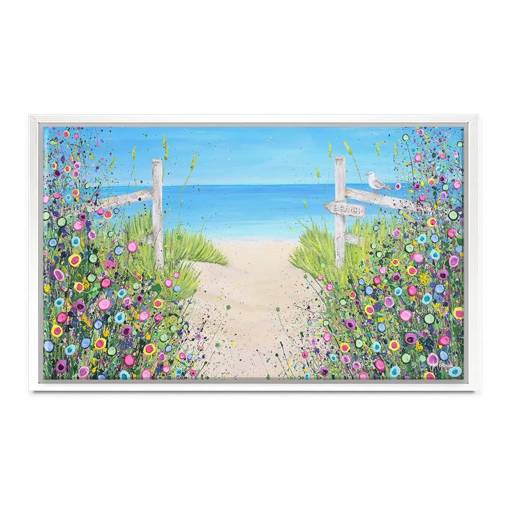 Sandy Toes And Salty Kisses Canvas Print Sandy Toes And Salty Kisses Canvas Print wall art product Jo Gough