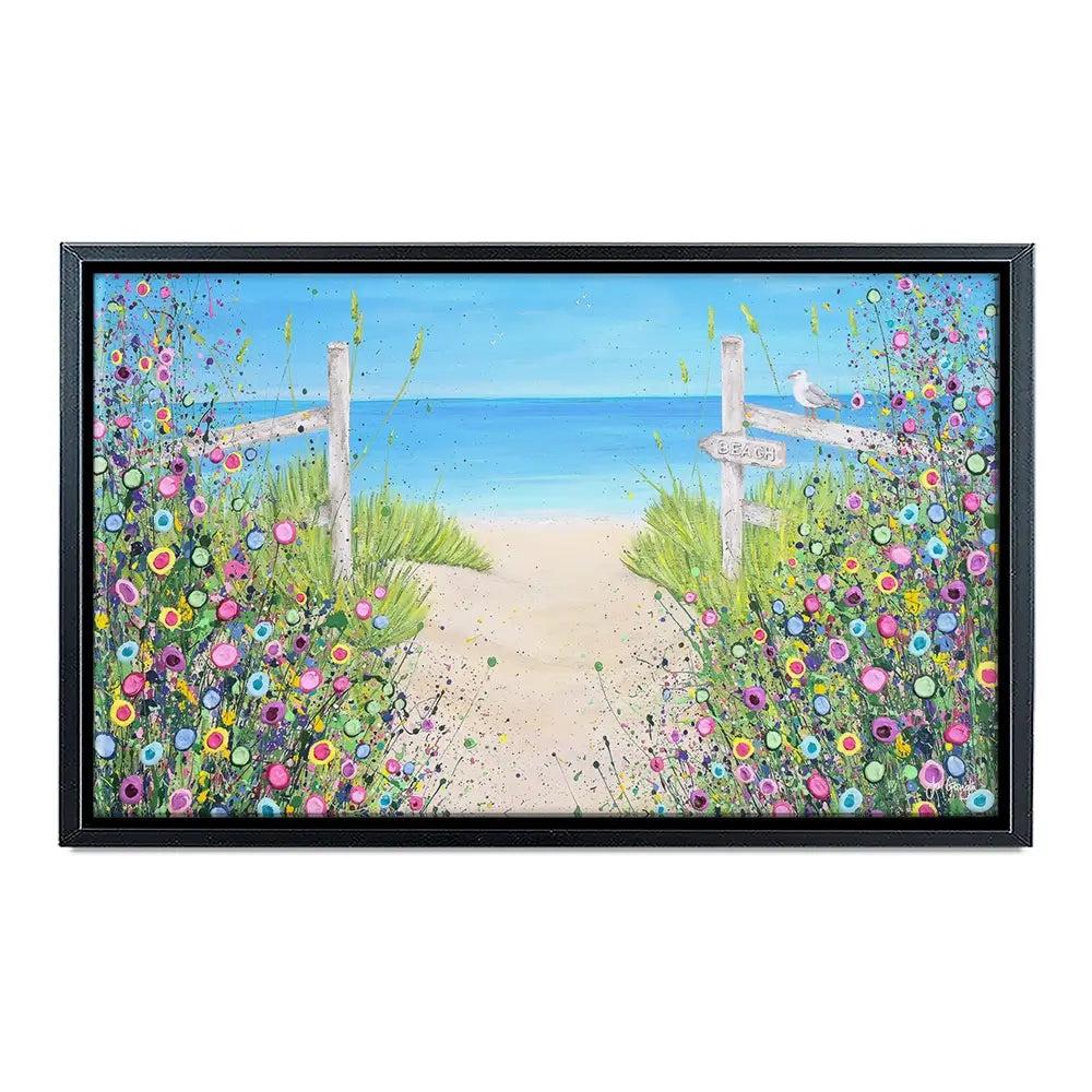 Sandy Toes And Salty Kisses Canvas Print Sandy Toes And Salty Kisses Canvas Print wall art product Jo Gough
