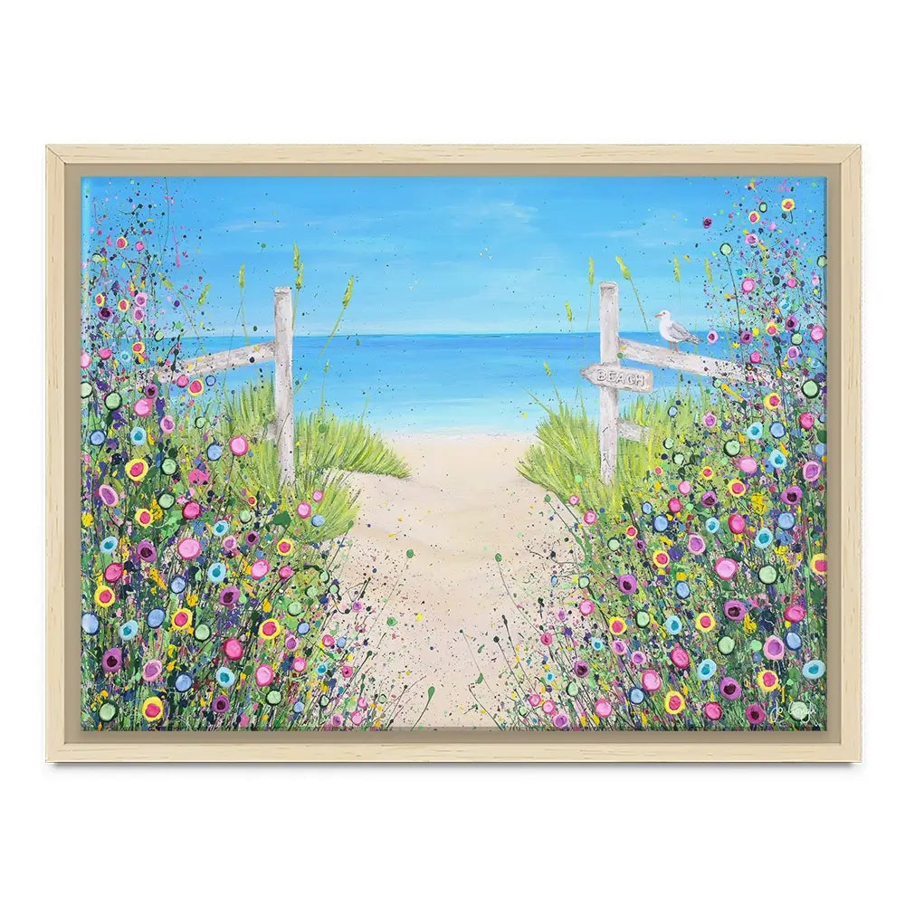 Sandy Toes And Salty Kisses Canvas Print Sandy Toes And Salty Kisses Canvas Print wall art product Jo Gough