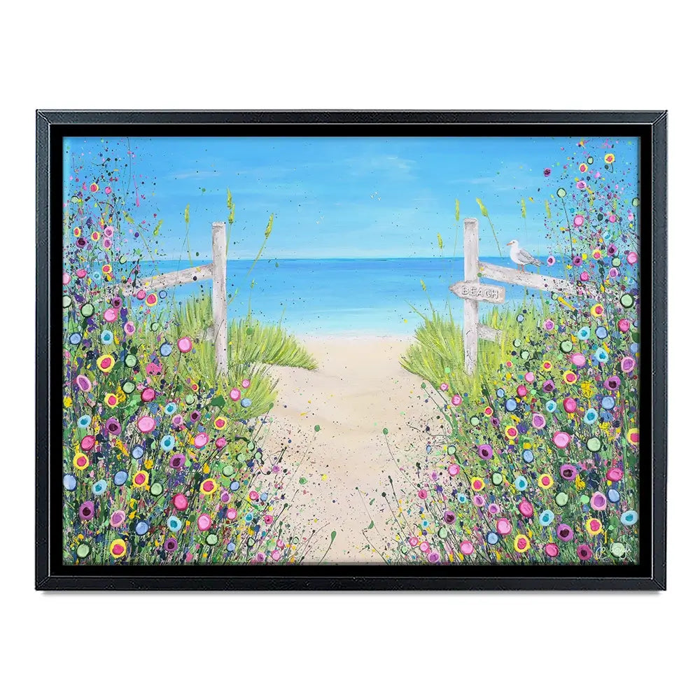 Sandy Toes And Salty Kisses Canvas Print Sandy Toes And Salty Kisses Canvas Print wall art product Jo Gough