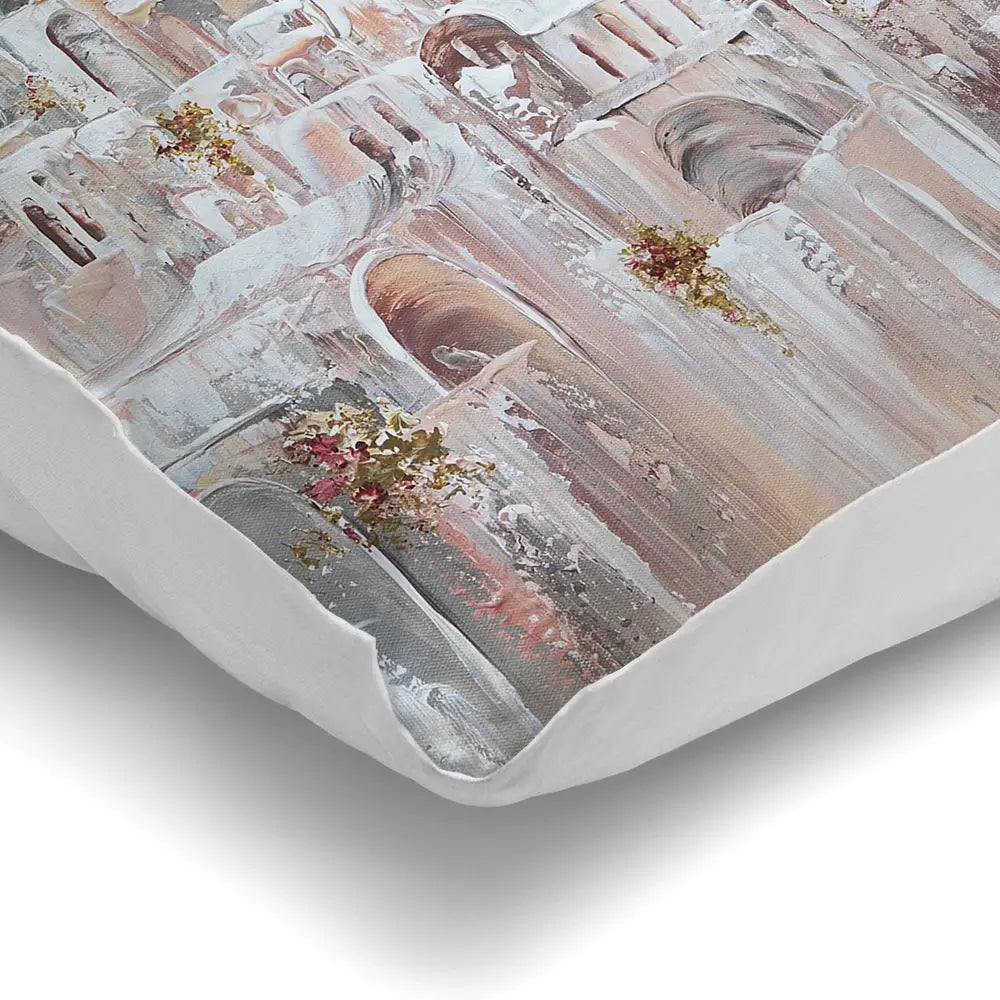 Santorini Oia Dreams Cushion Santorini Oia Dreams Cushion wall art product Art Print Shop