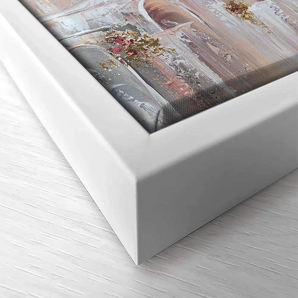 Santorini Oia Dreams Square Canvas Print Santorini Oia Dreams Square Canvas Print wall art product Art Print Shop
