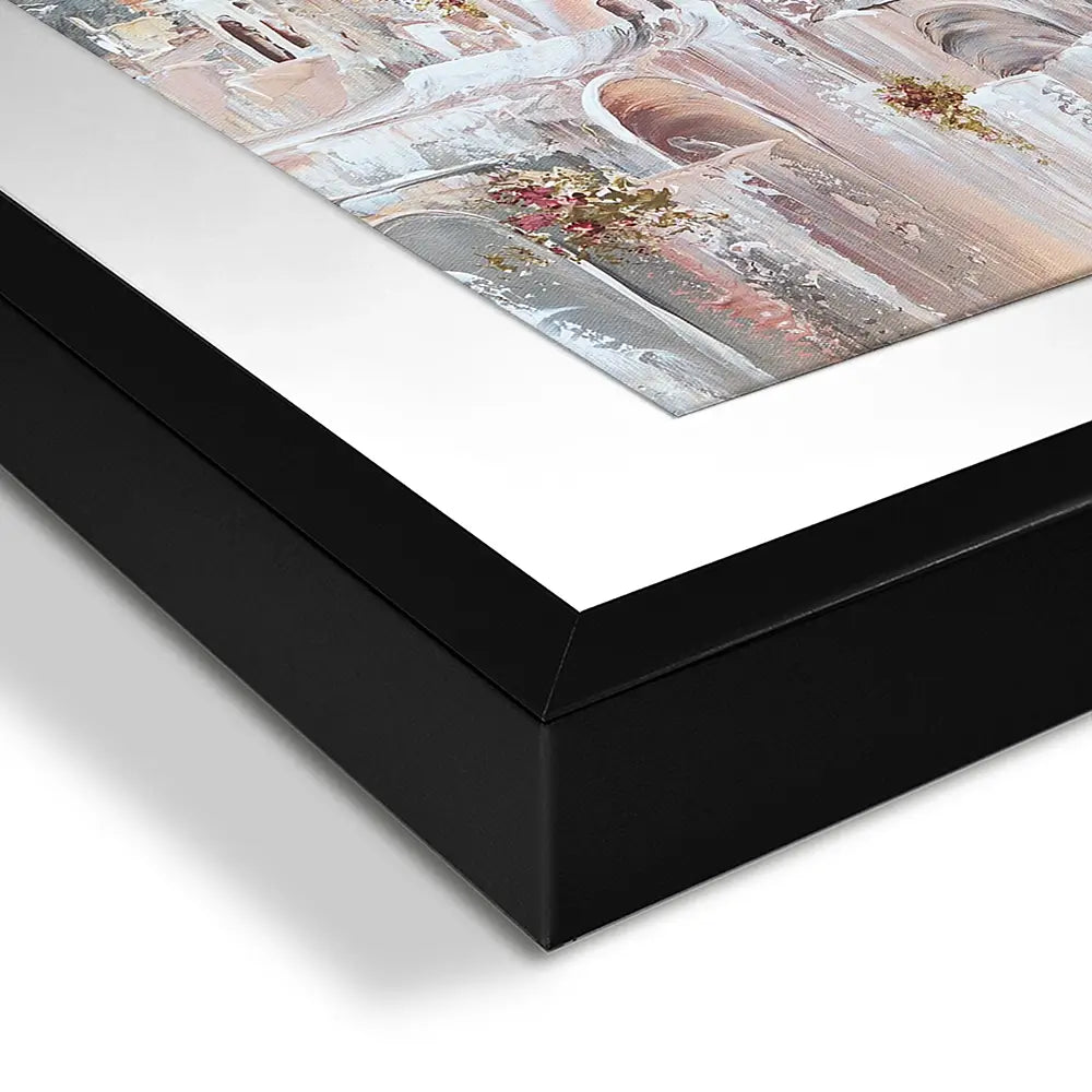 Santorini Oia Dreams Square Framed Art Print Santorini Oia Dreams Square Framed Art Print wall art product Art Print Shop