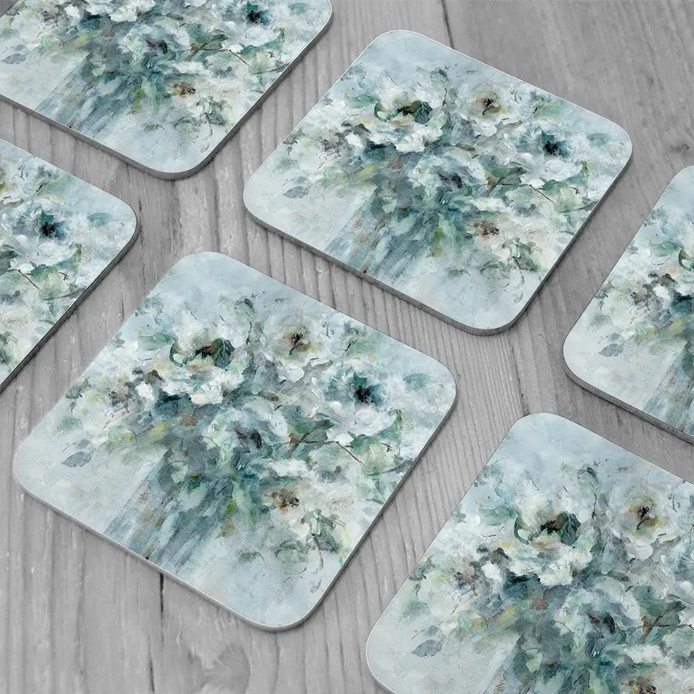 Sapphire Still Life Coaster Set Sapphire Still Life Coaster Set wall art product Carol Robinson