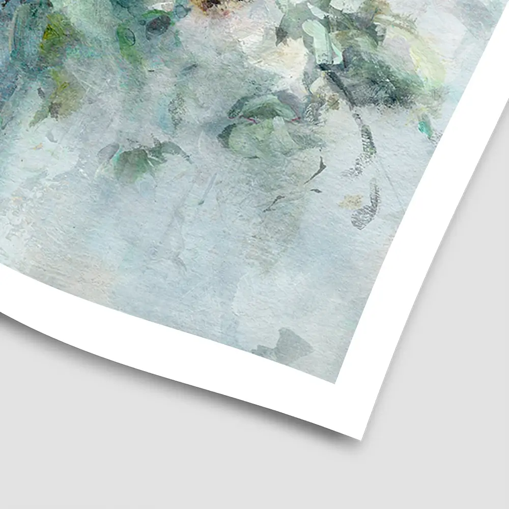 Sapphire Still Life Square Art Print Sapphire Still Life Square Art Print wall art product Carol Robinson