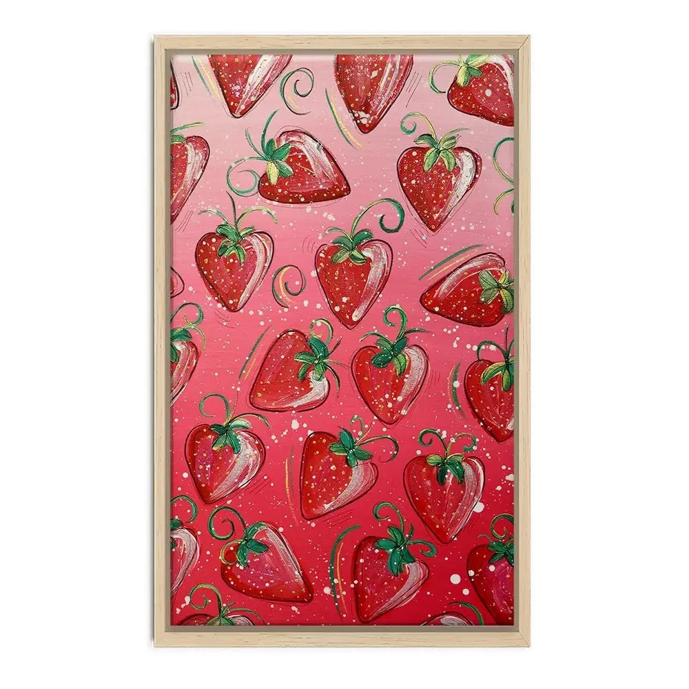 Sassy Strawberries Canvas Print Sassy Strawberries Canvas Print wall art product Elizabeth White