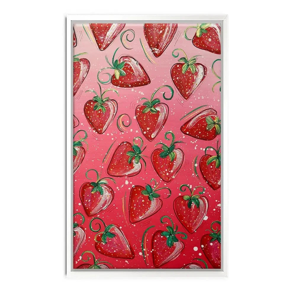 Sassy Strawberries Canvas Print Sassy Strawberries Canvas Print wall art product Elizabeth White