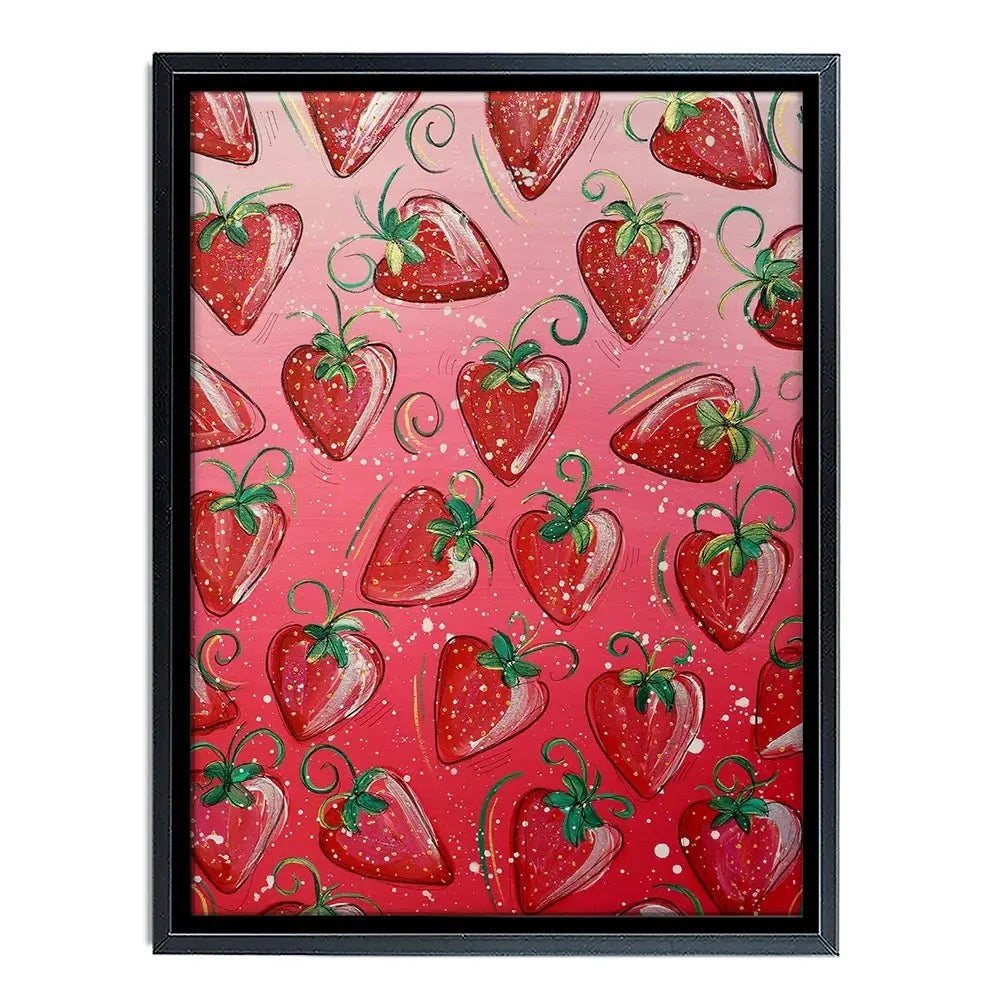 Sassy Strawberries Canvas Print Sassy Strawberries Canvas Print wall art product Elizabeth White