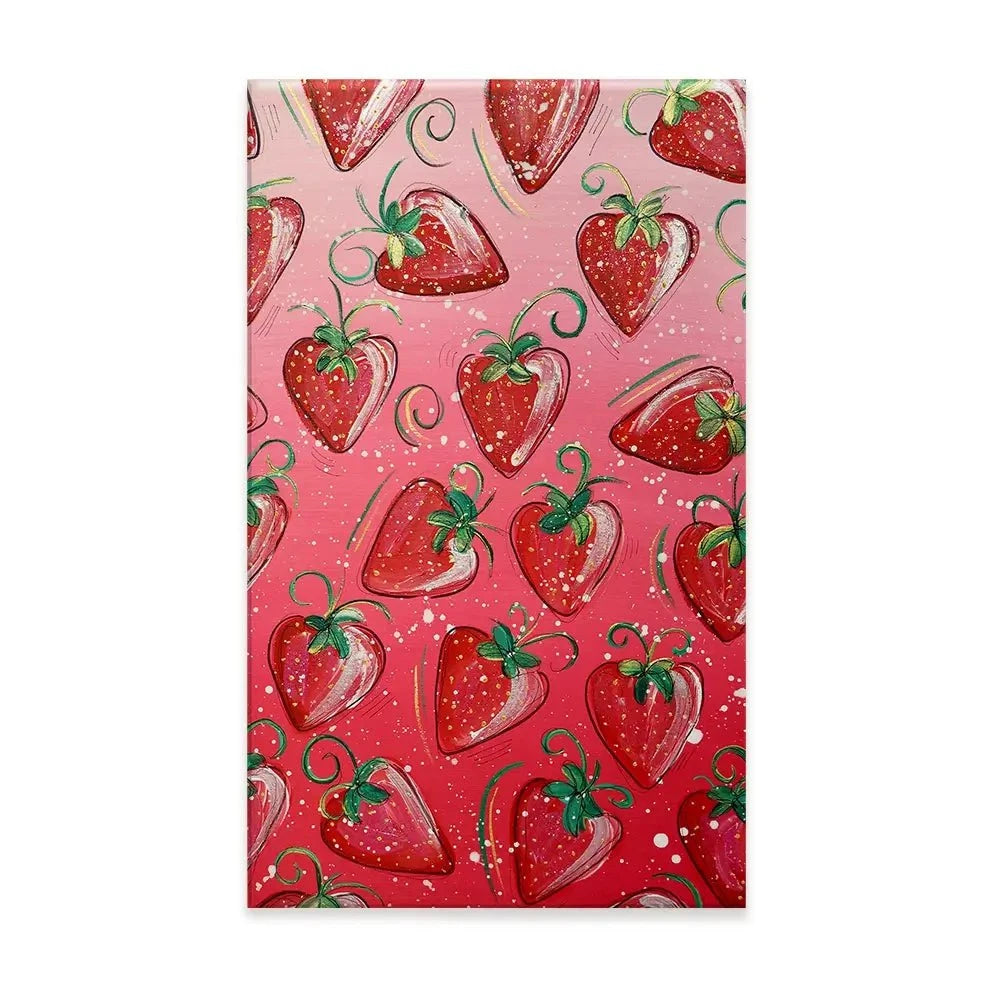 Sassy Strawberries Canvas Print Sassy Strawberries Canvas Print wall art product Elizabeth White