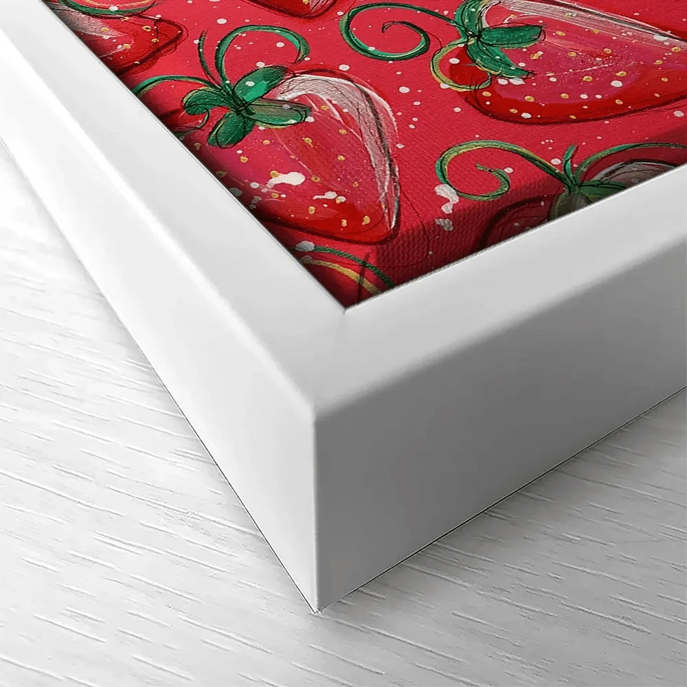 Sassy Strawberries Canvas Print Sassy Strawberries Canvas Print wall art product Elizabeth White
