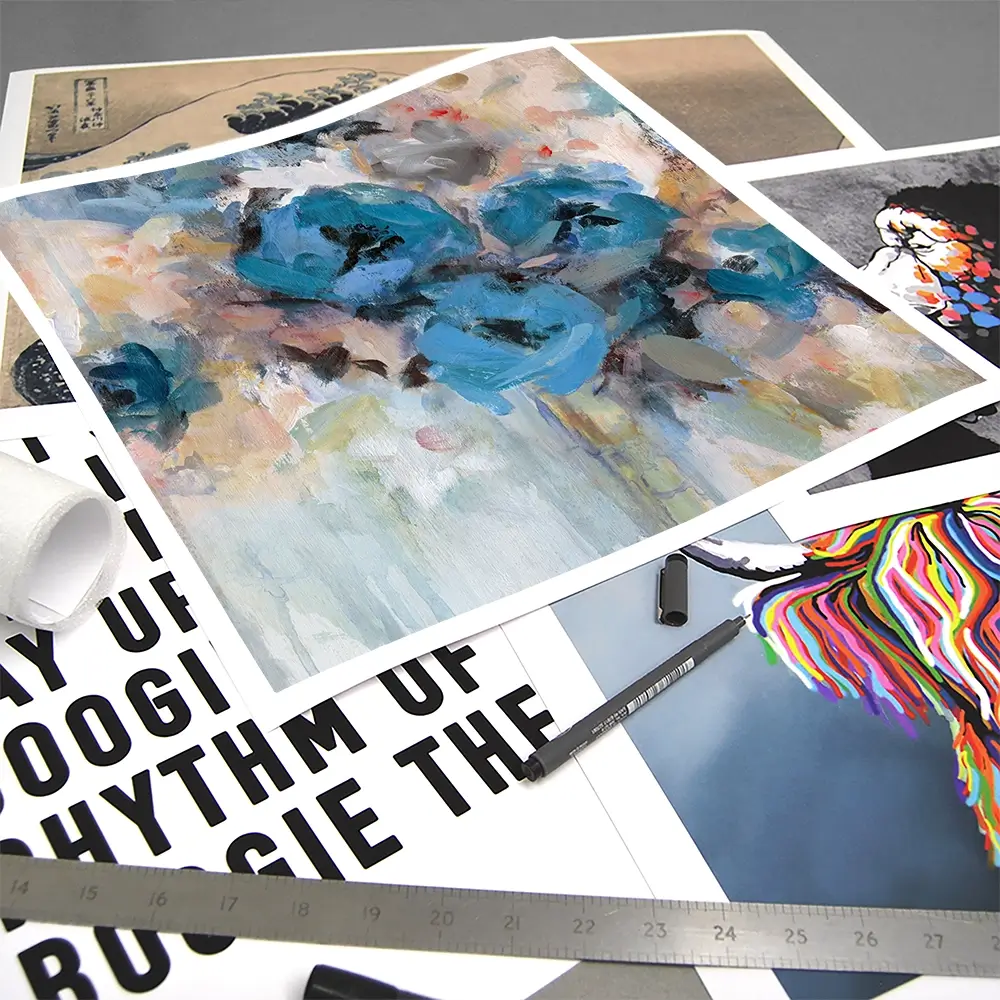 Saturated Garden Square Art Print Saturated Garden Square Art Print wall art product Carol Robinson