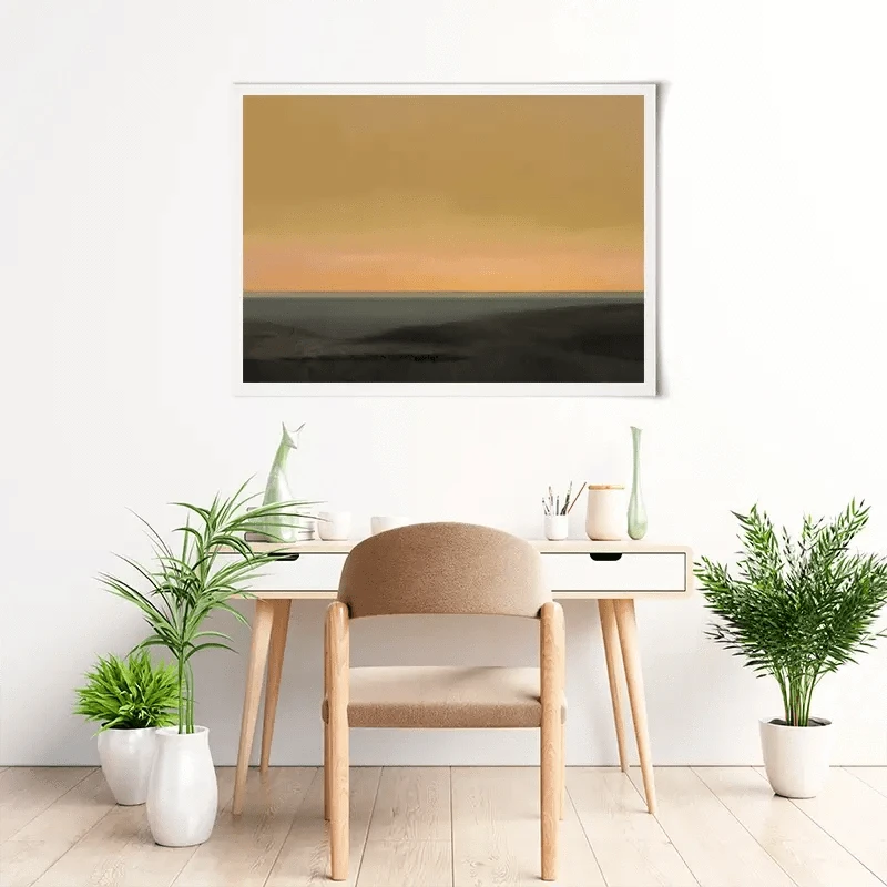 Scandinavian Sunset Art Print Scandinavian Sunset Art Print wall art product Roberto Moro