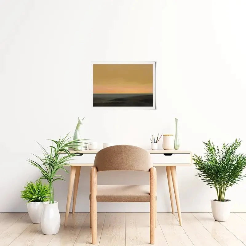 Scandinavian Sunset Art Print Scandinavian Sunset Art Print wall art product Roberto Moro