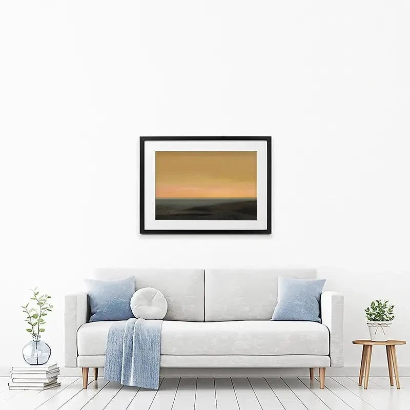 Scandinavian Sunset Framed Art Print Scandinavian Sunset Framed Art Print wall art product Roberto Moro